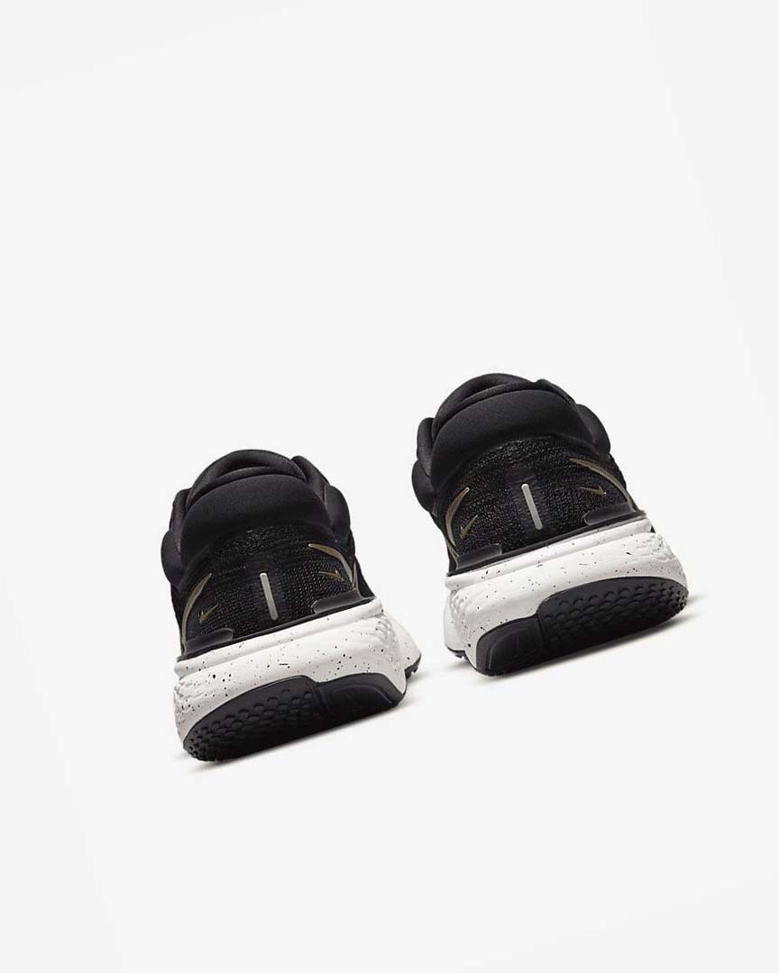 Black / Metal Gold Nike ZoomX Invincible Run Flyknit Men's Running Shoes | CA_2766