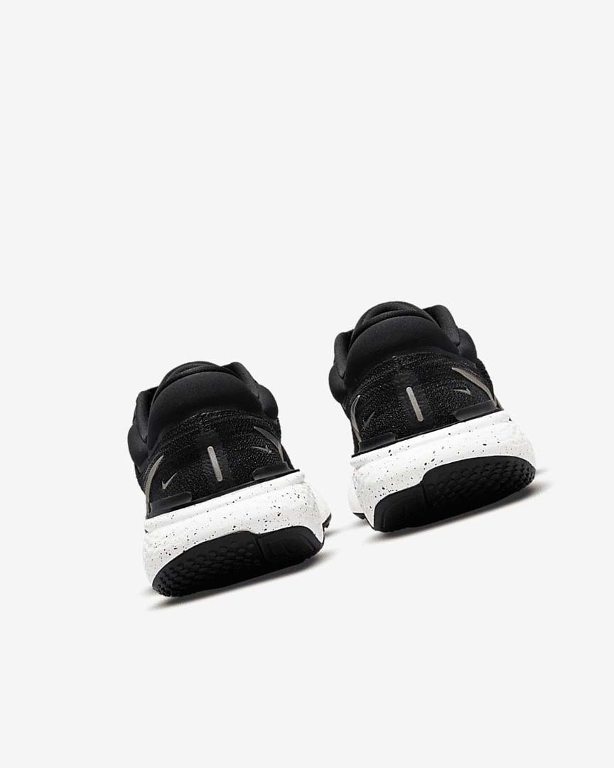 Black / Metal Gold Nike ZoomX Invincible Run Flyknit Women's Running Shoes | CA_4553