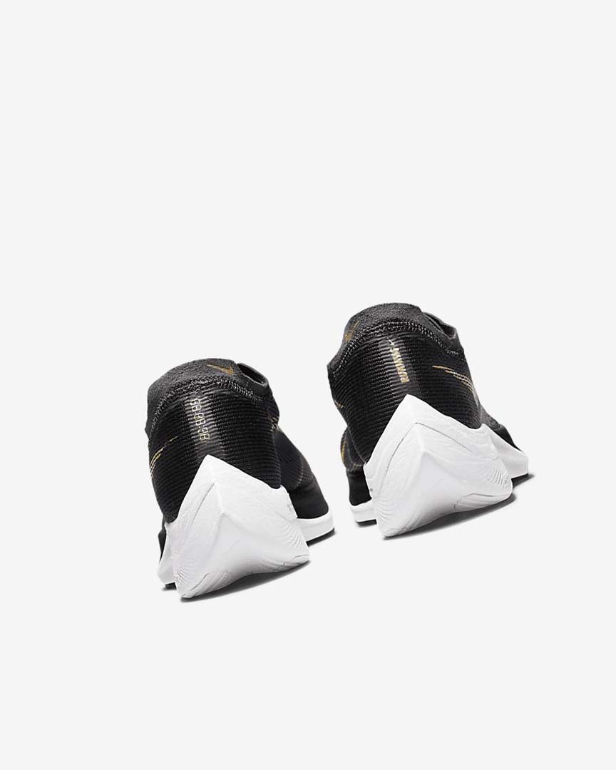 Black / Metal Gold / White Nike ZoomX Vaporfly Next% 2 Women's Running Shoes | CA_4874