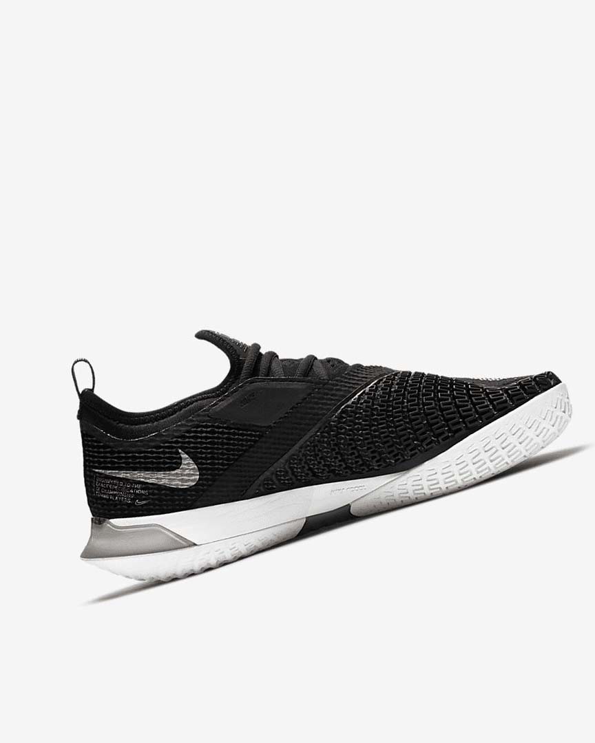 Black / Metal Red Brown / White Nike Court React Vapor NXT Women's Tennis Shoes | CA_2306