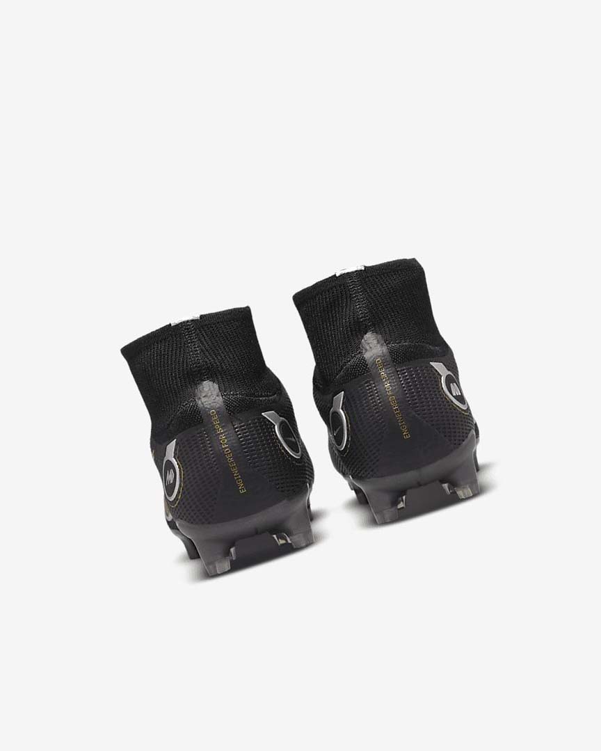 Black / Metal Silver / Grey / Metal Gold Nike Mercurial Superfly 8 Elite FG Women's Soccer Cleats | CA_2251