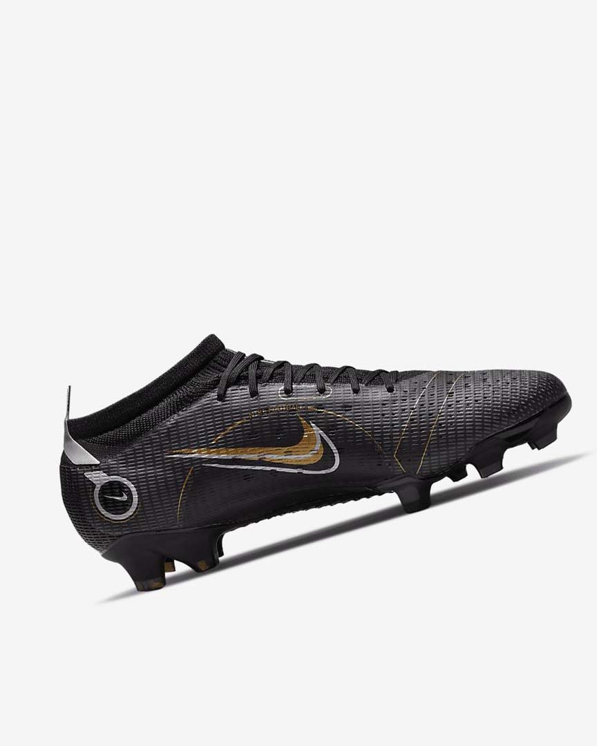 Black / Metal Silver / Grey / Metal Gold Nike Mercurial Vapor 14 Pro FG Women's Soccer Cleats | CA_2380