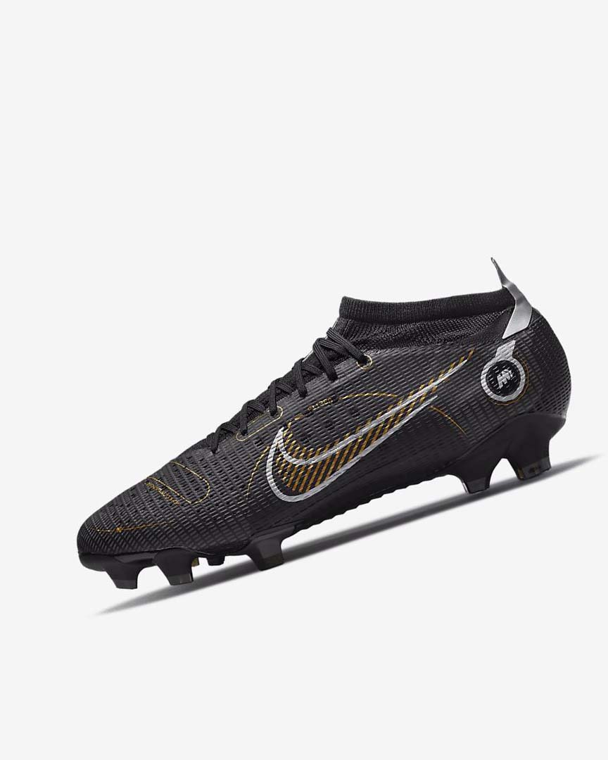 Black / Metal Silver / Grey / Metal Gold Nike Mercurial Vapor 14 Pro FG Women\'s Soccer Cleats | CA_2380