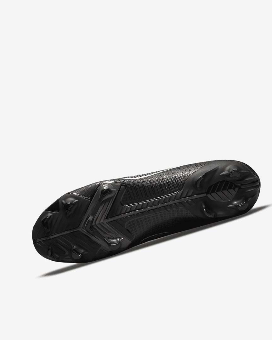 Black / Metal Silver / Grey / Metal Gold Nike Mercurial Vapor 14 Academy MG Women's Soccer Cleats | CA_2661