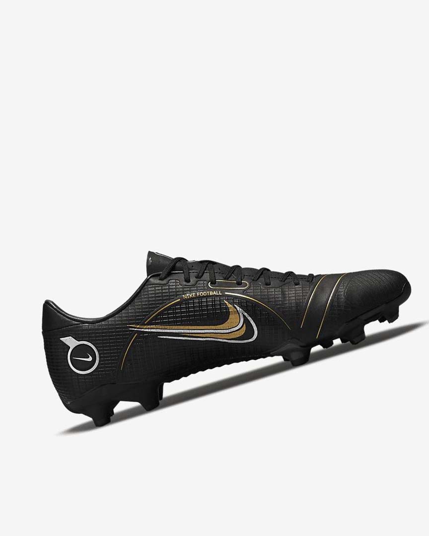 Black / Metal Silver / Grey / Metal Gold Nike Mercurial Vapor 14 Academy MG Women's Soccer Cleats | CA_2661
