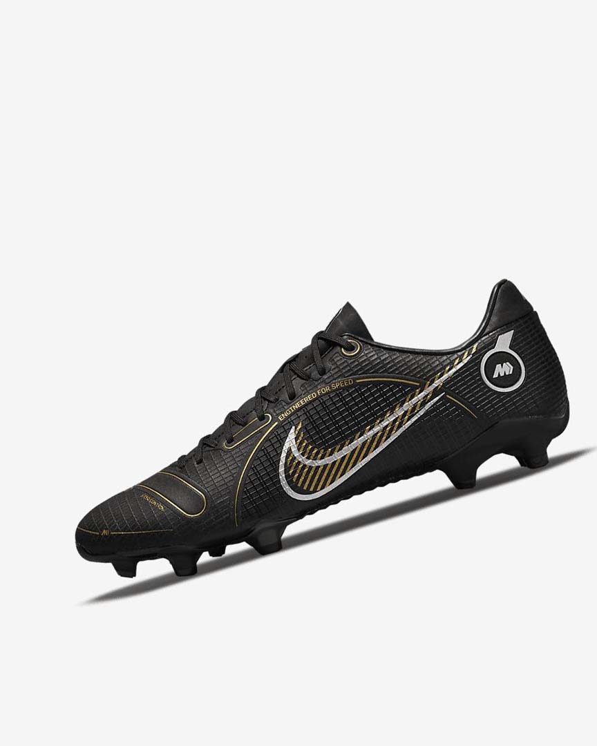 Black / Metal Silver / Grey / Metal Gold Nike Mercurial Vapor 14 Academy MG Women\'s Soccer Cleats | CA_2661