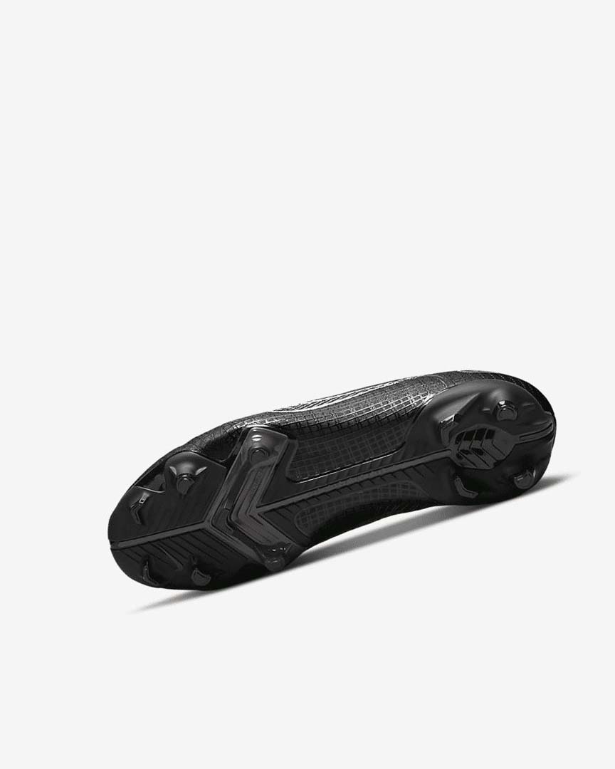 Black / Metal Silver / Grey / Metal Gold Nike Jr. Mercurial Vapor 14 Academy MG Boys' Soccer Cleats | CA_2936
