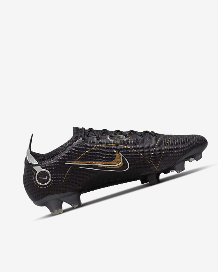 Black / Metal Silver / Grey / Metal Gold Nike Mercurial Vapor 14 Elite FG Women's Soccer Cleats | CA_2945