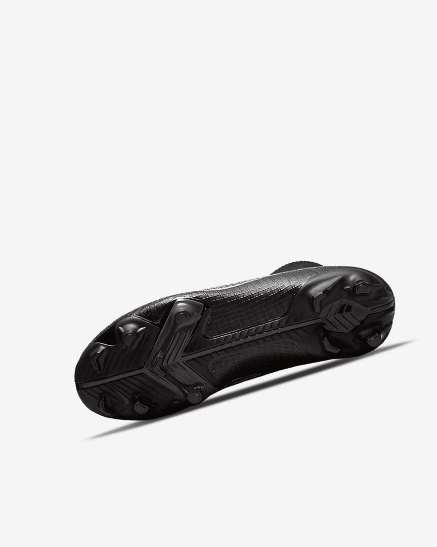 Black / Metal Silver / Grey / Metal Gold Nike Jr. Mercurial Superfly 8 Academy MG Girls' Soccer Cleats | CA_5079