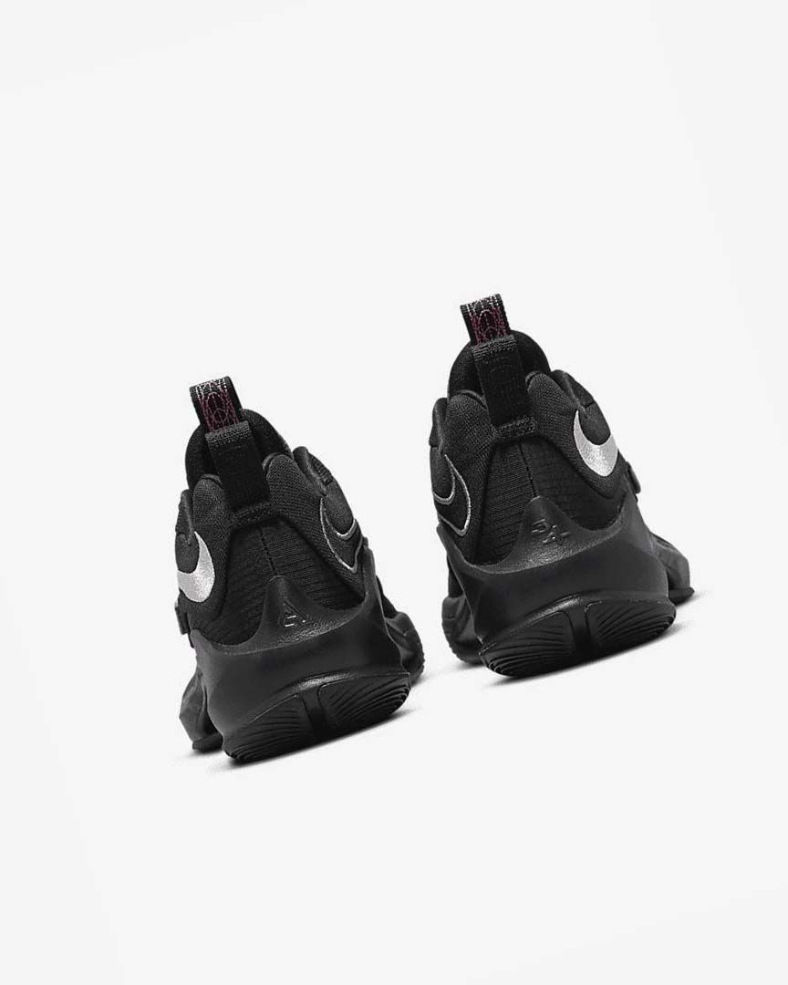 Black / Metal Silver Nike Zoom Freak 3 Men's Basketball Shoes | CA_4565