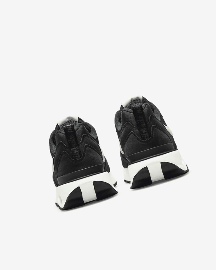 Black / Metal Silver / Orange / White Nike Air Max Dawn Women's Sneakers | CA_4999