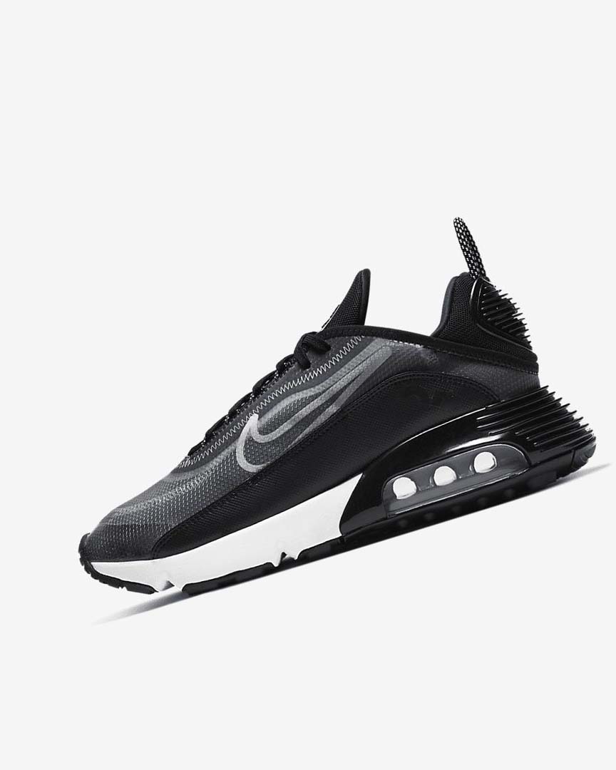 Black / Metal Silver / White Nike Air Max 2090 Women\'s Casual Shoes | CA_3024