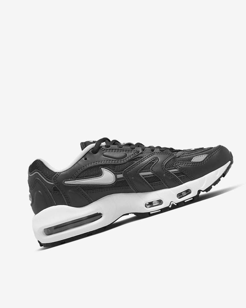 Black / Metal Silver / White Nike Air Max 96 2 Women's Sneakers | CA_5114