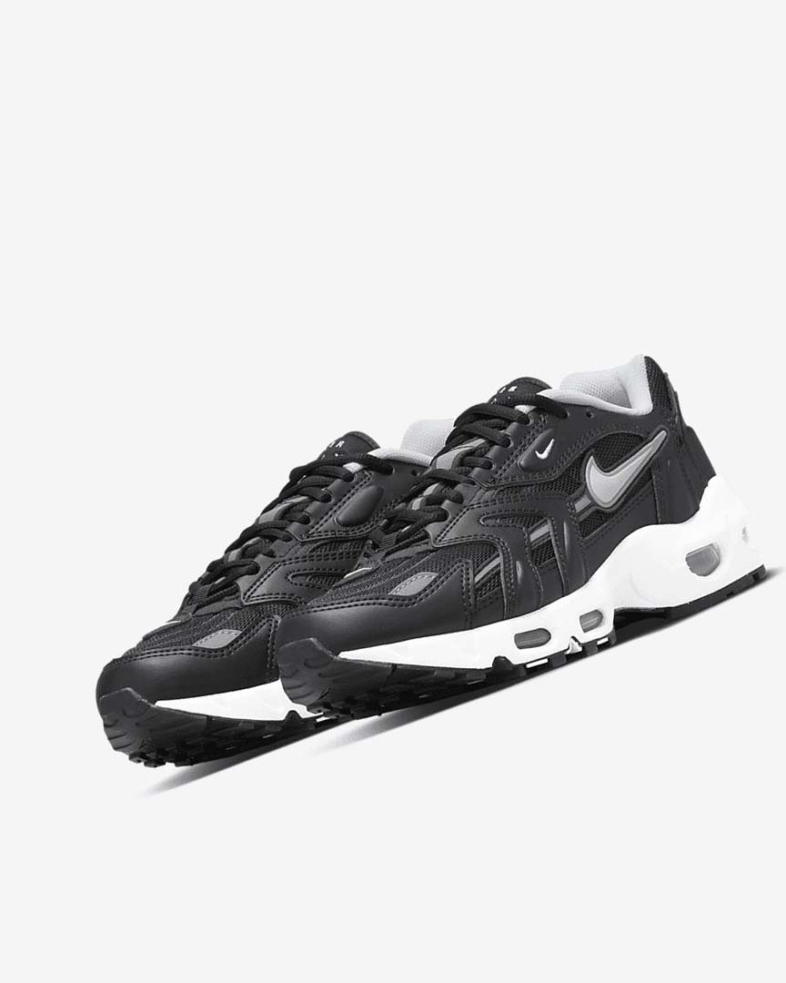 Black / Metal Silver / White Nike Air Max 96 2 Women's Sneakers | CA_5114