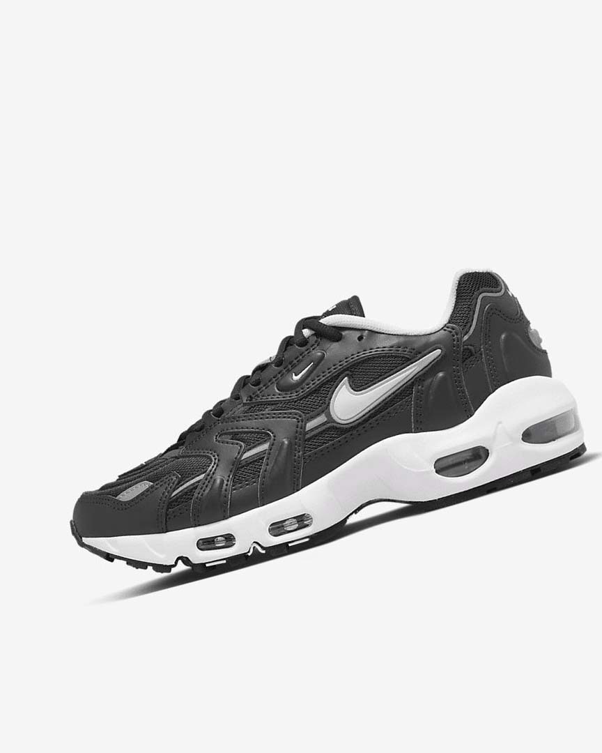 Black / Metal Silver / White Nike Air Max 96 2 Women\'s Sneakers | CA_5114