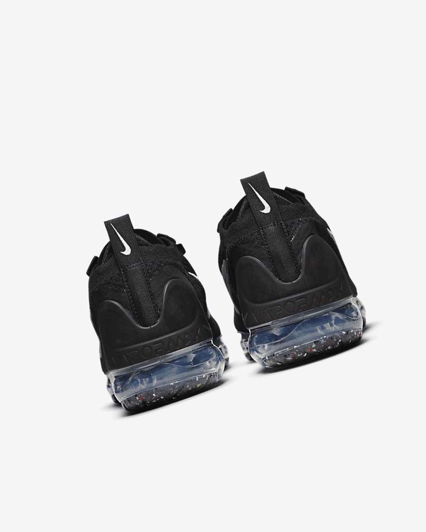 Black / Metal Silver / White Nike Air VaporMax 2021 FK Women's Sneakers | CA_4697
