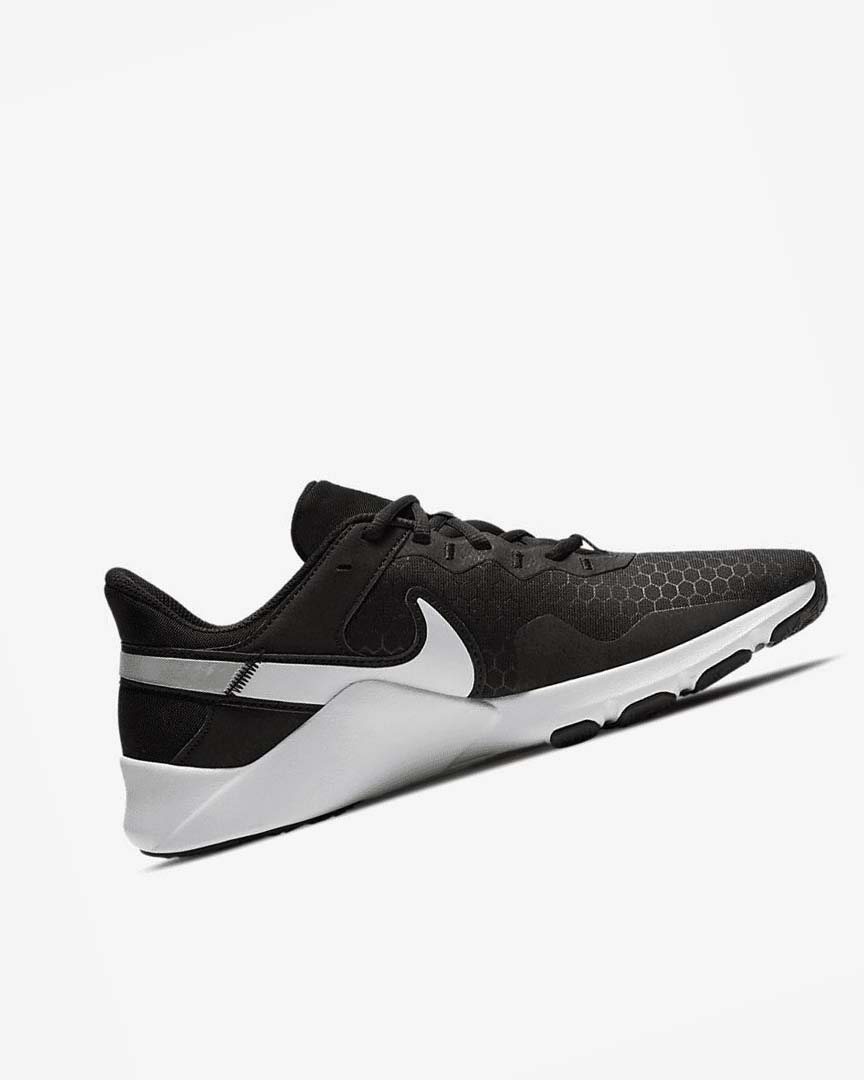 Black / Metal Silver / White Nike Legend Essential 2 Men's Training Shoes | CA_3247