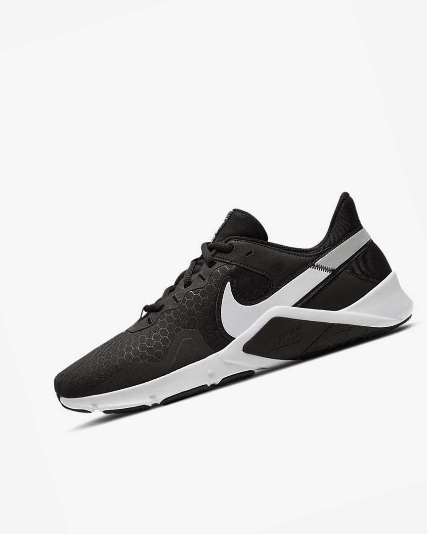 Black / Metal Silver / White Nike Legend Essential 2 Men\'s Training Shoes | CA_3247