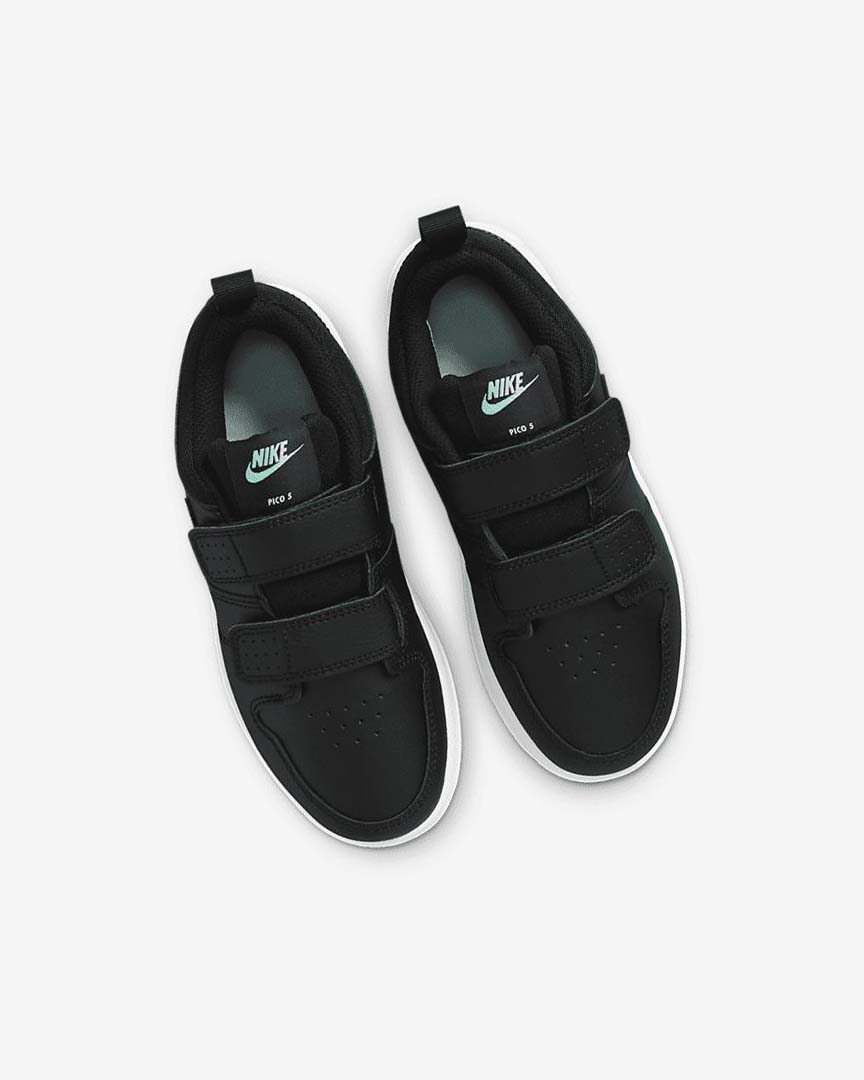Black / Mint / Metal Red Brown Nike Pico 5 Girls' Shoes | CA_2341