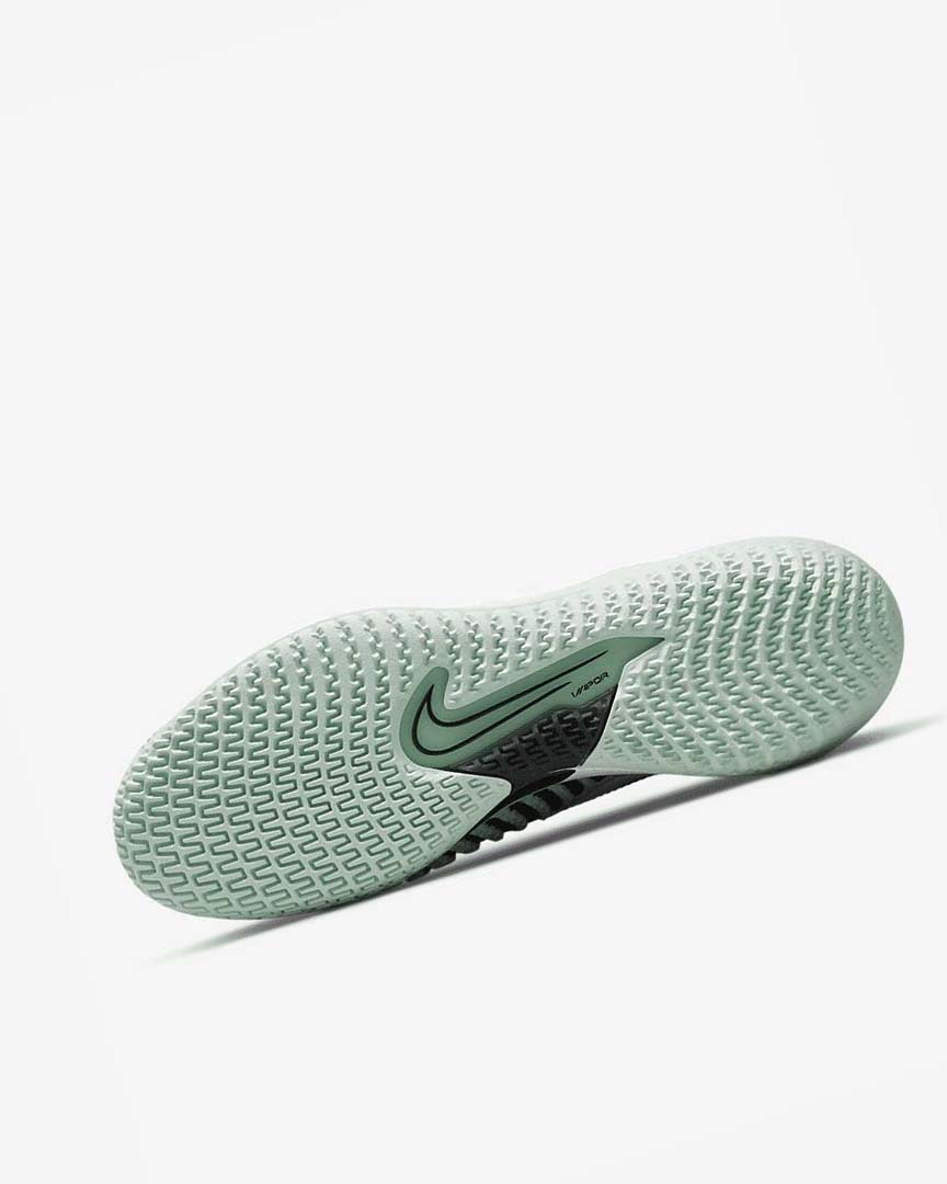 Black / Mint / White Nike Court React Vapor NXT Men's Tennis Shoes | CA_4635