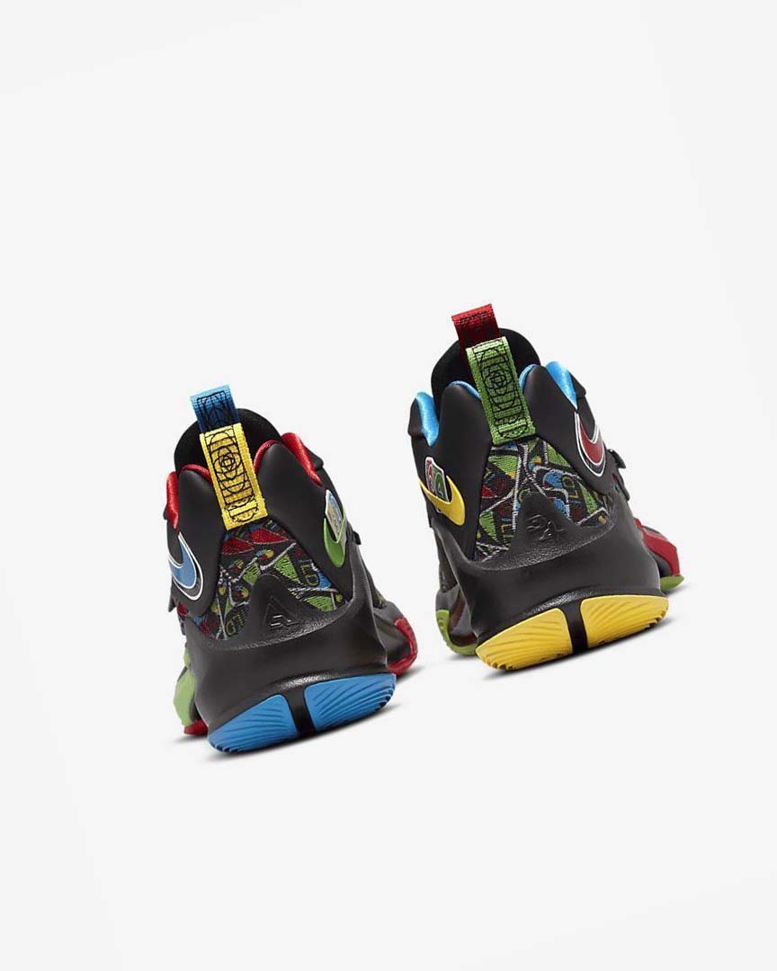 Black / Multicolor Nike Zoom Freak 3 Men's Basketball Shoes | CA_2871