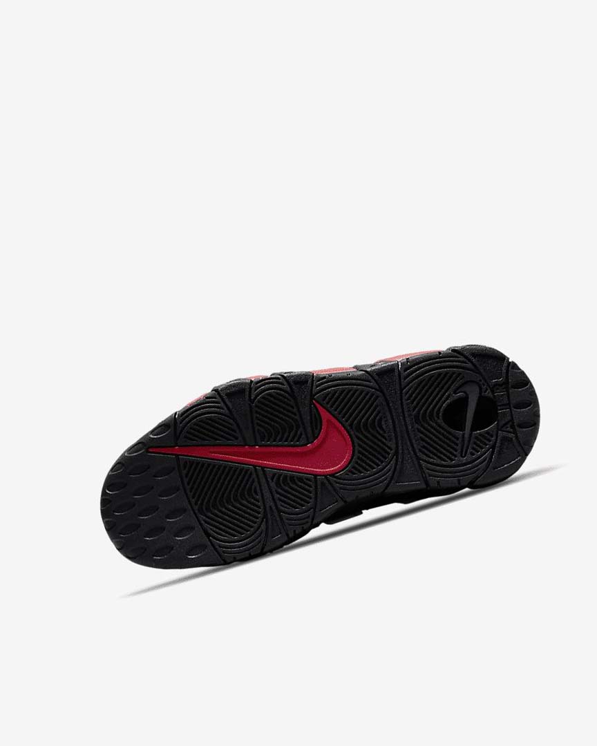Black / Navy / White / Red Nike Air More Uptempo Boys' Basketball Shoes | CA_4805