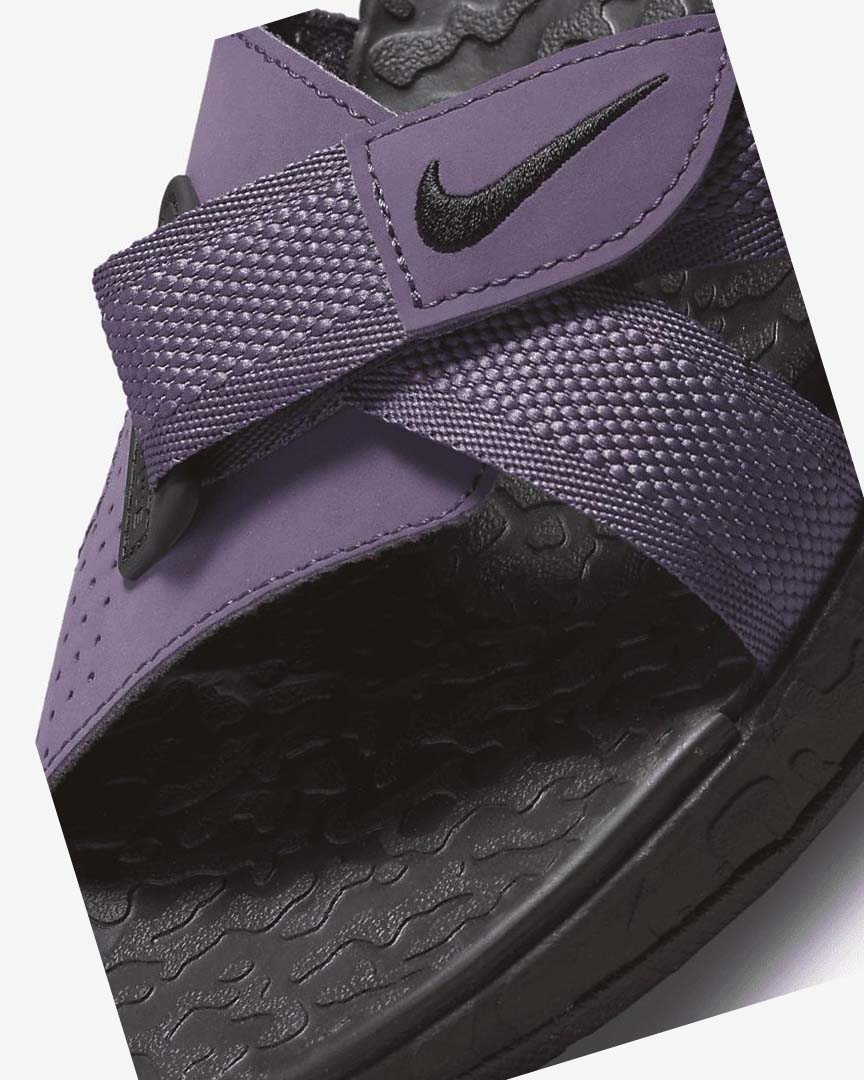Black Nike ACG Air Deschutz + Men's Sandals | CA_2572