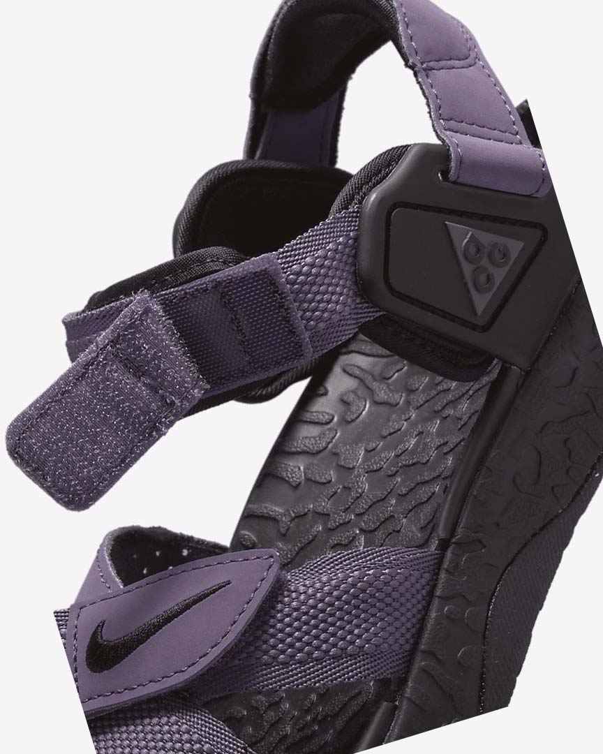 Black Nike ACG Air Deschutz + Men's Sandals | CA_2572