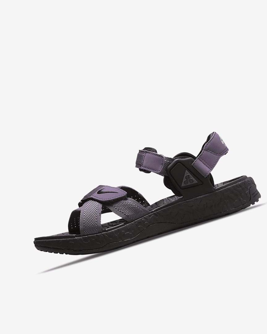 Black Nike ACG Air Deschutz + Men\'s Sandals | CA_2572