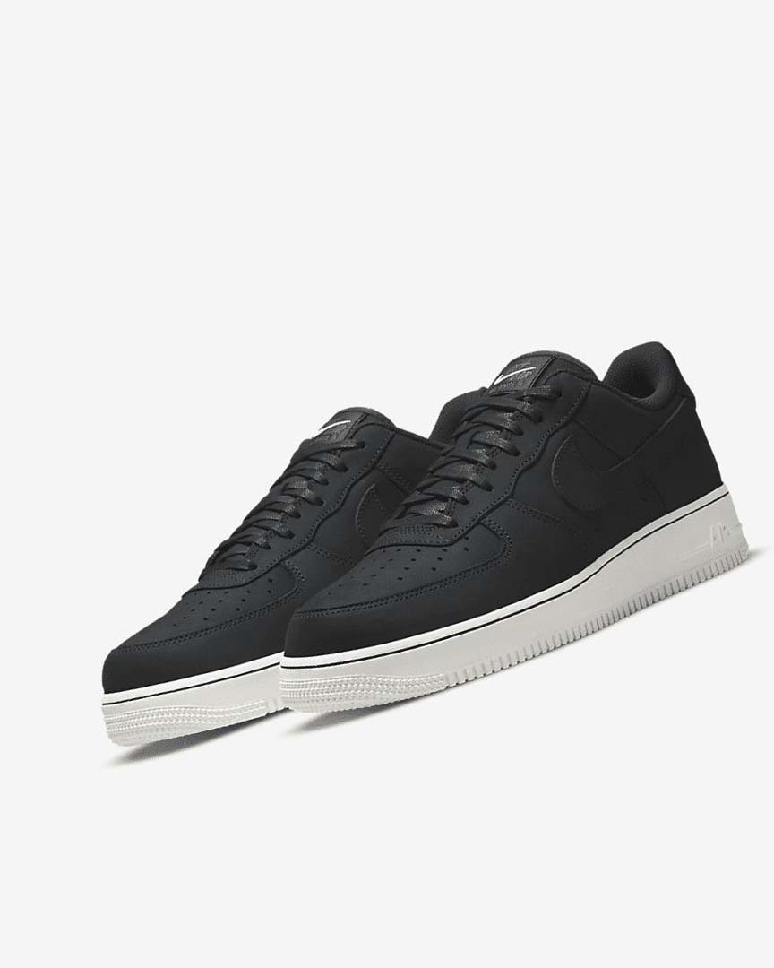 Black Nike Air Force 1 '07 LX Men's Sneakers | CA_4981