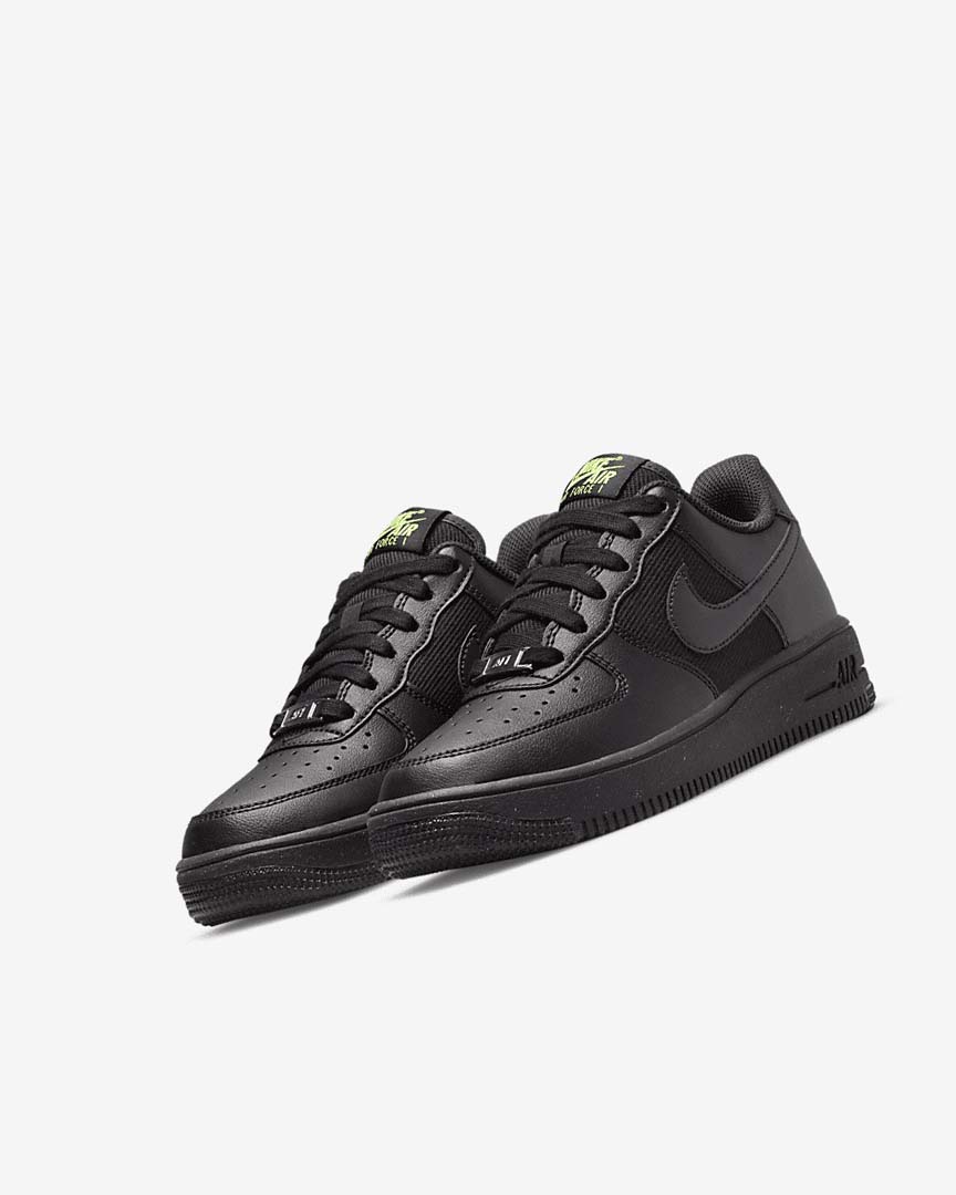 Black Nike Air Force 1 Crater Next Nature Boys' Sneakers | CA_5212