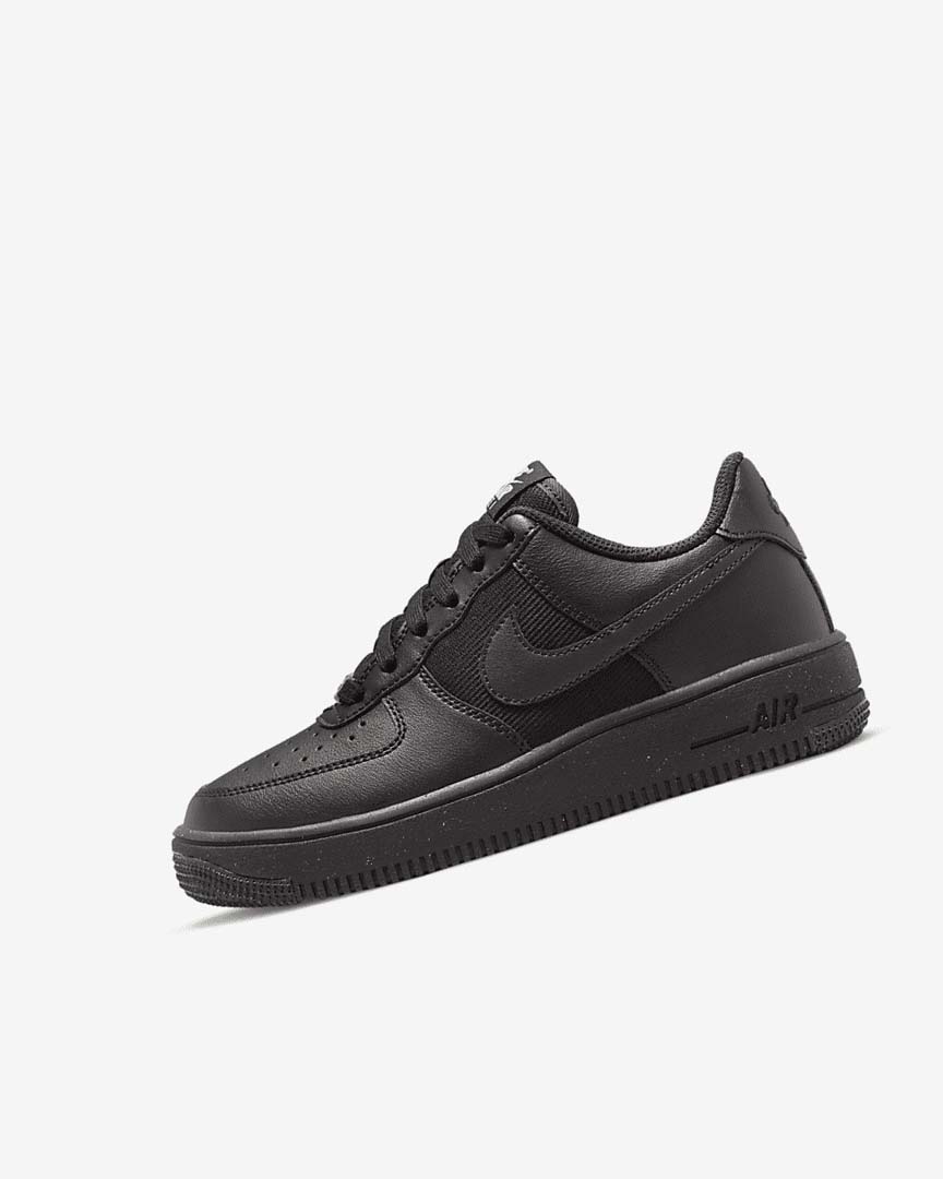 Black Nike Air Force 1 Crater Next Nature Boys\' Sneakers | CA_5212