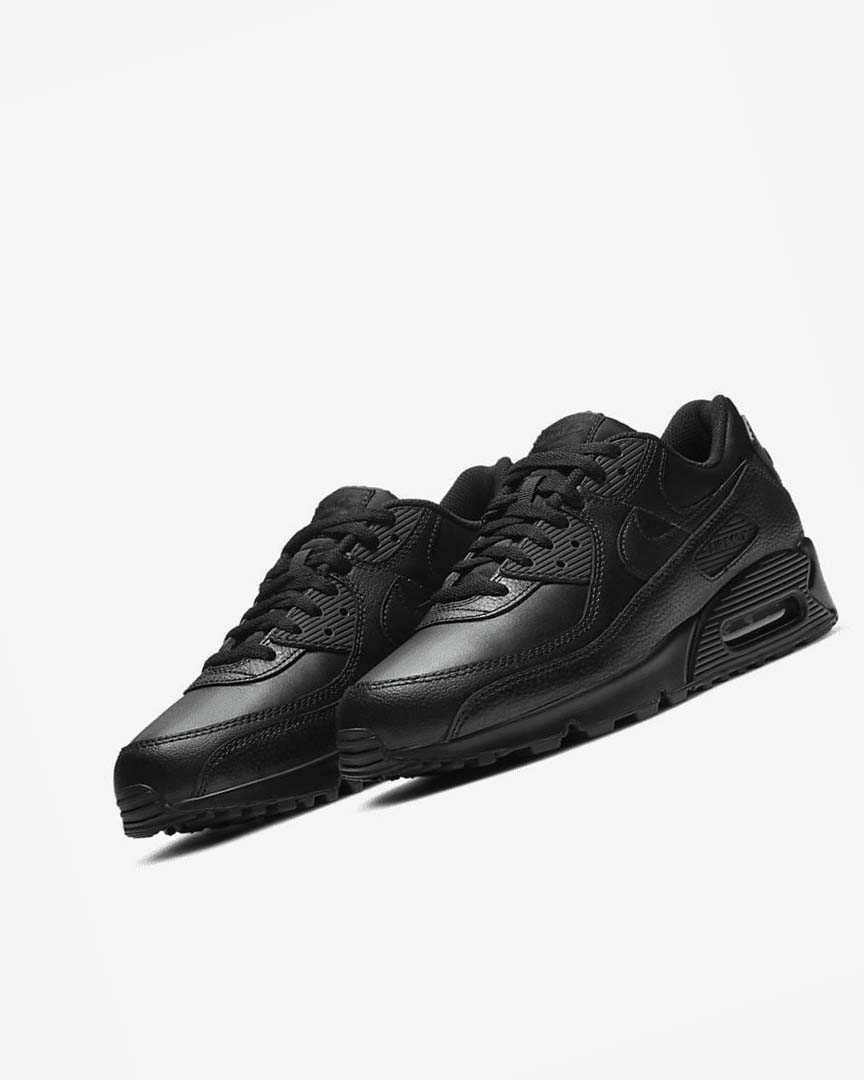 Black Nike Air Max 90 LTR Men's Casual Shoes | CA_1109