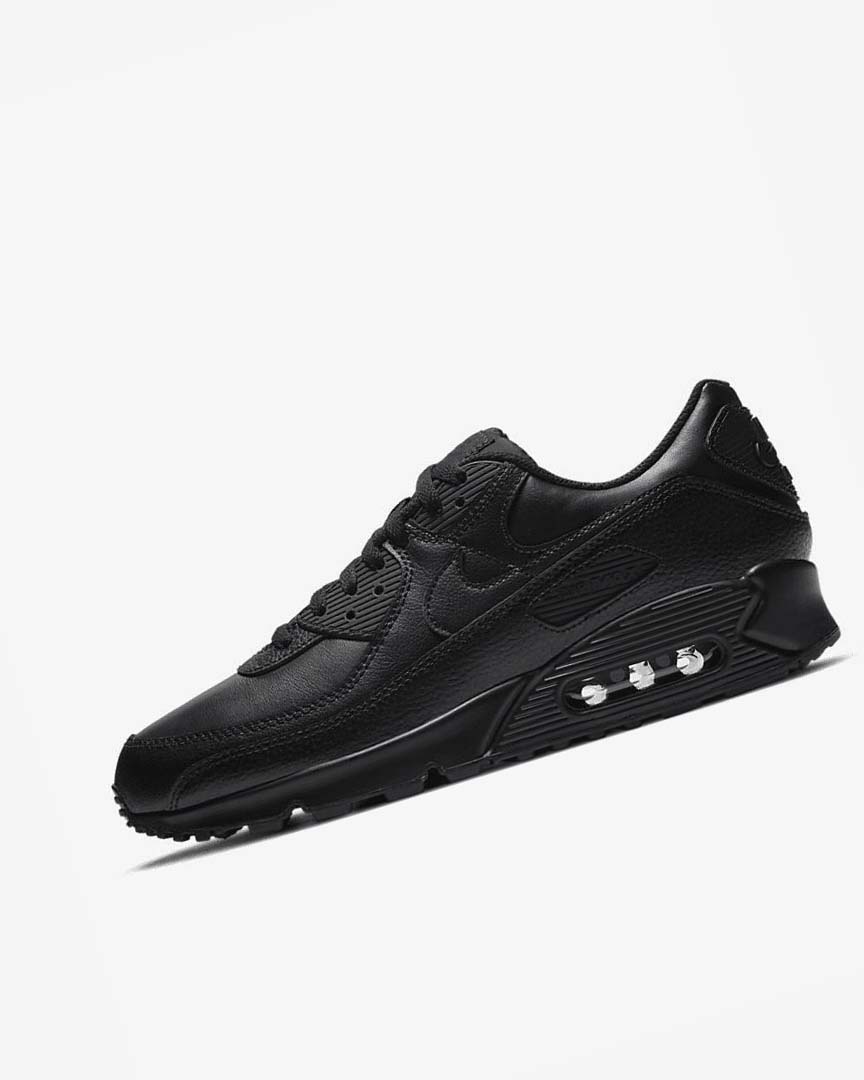 Black Nike Air Max 90 LTR Men\'s Casual Shoes | CA_1109