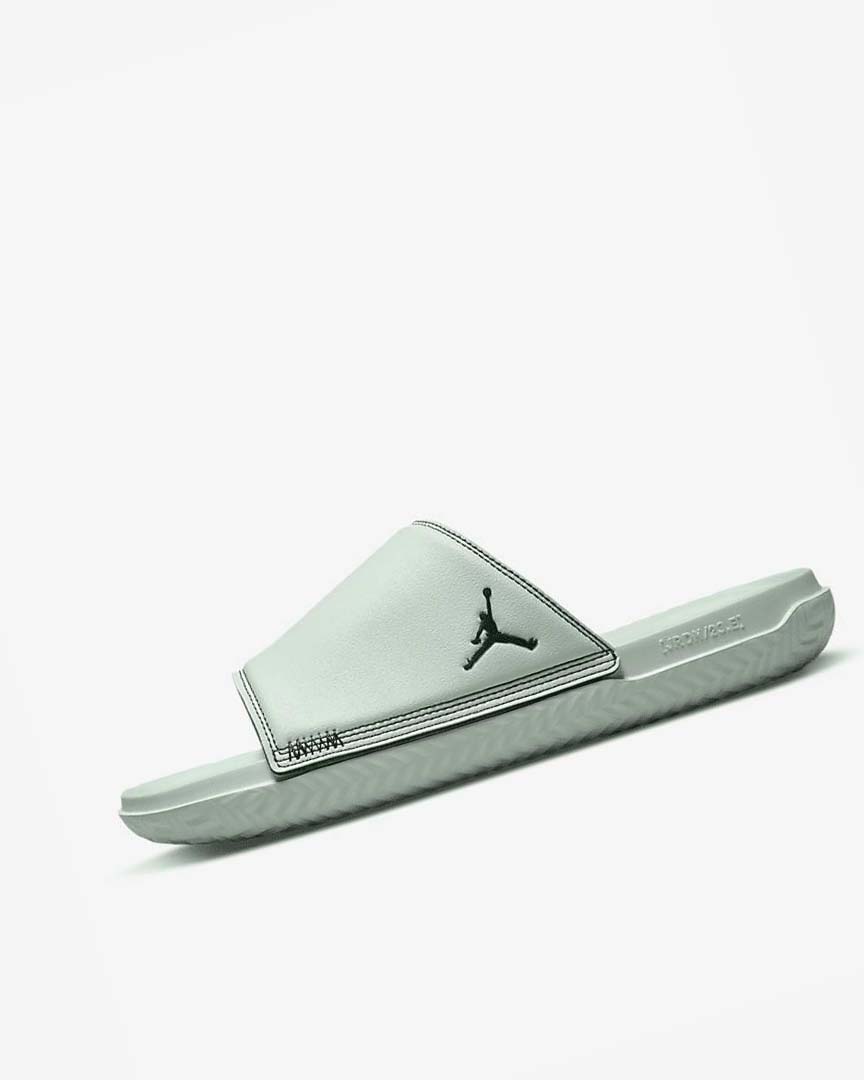 Black Nike Jordan Play Men\'s Slides | CA_2494