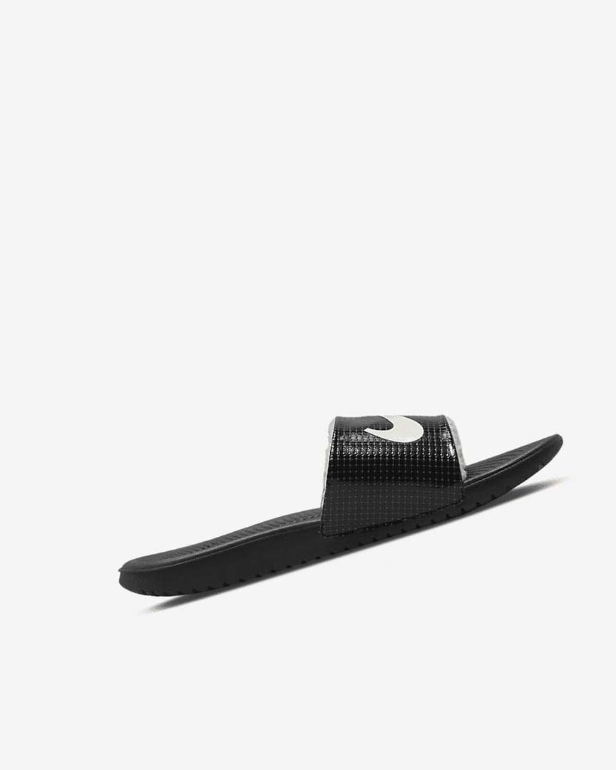 Black Nike Kawa SE Boys' Slides | CA_2245