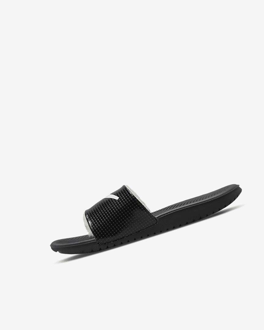 Black Nike Kawa SE Boys\' Slides | CA_2245