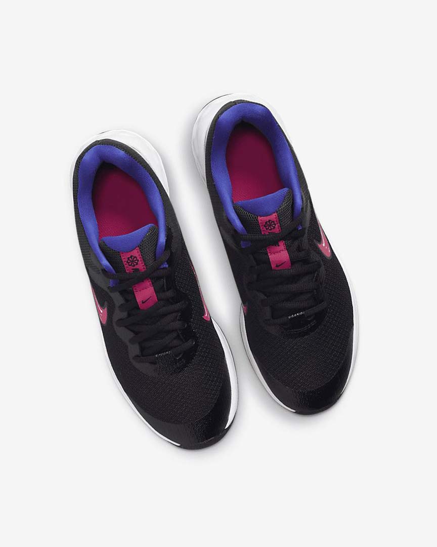 Black Nike Revolution 6 SE Girls' Running Shoes | CA_2478