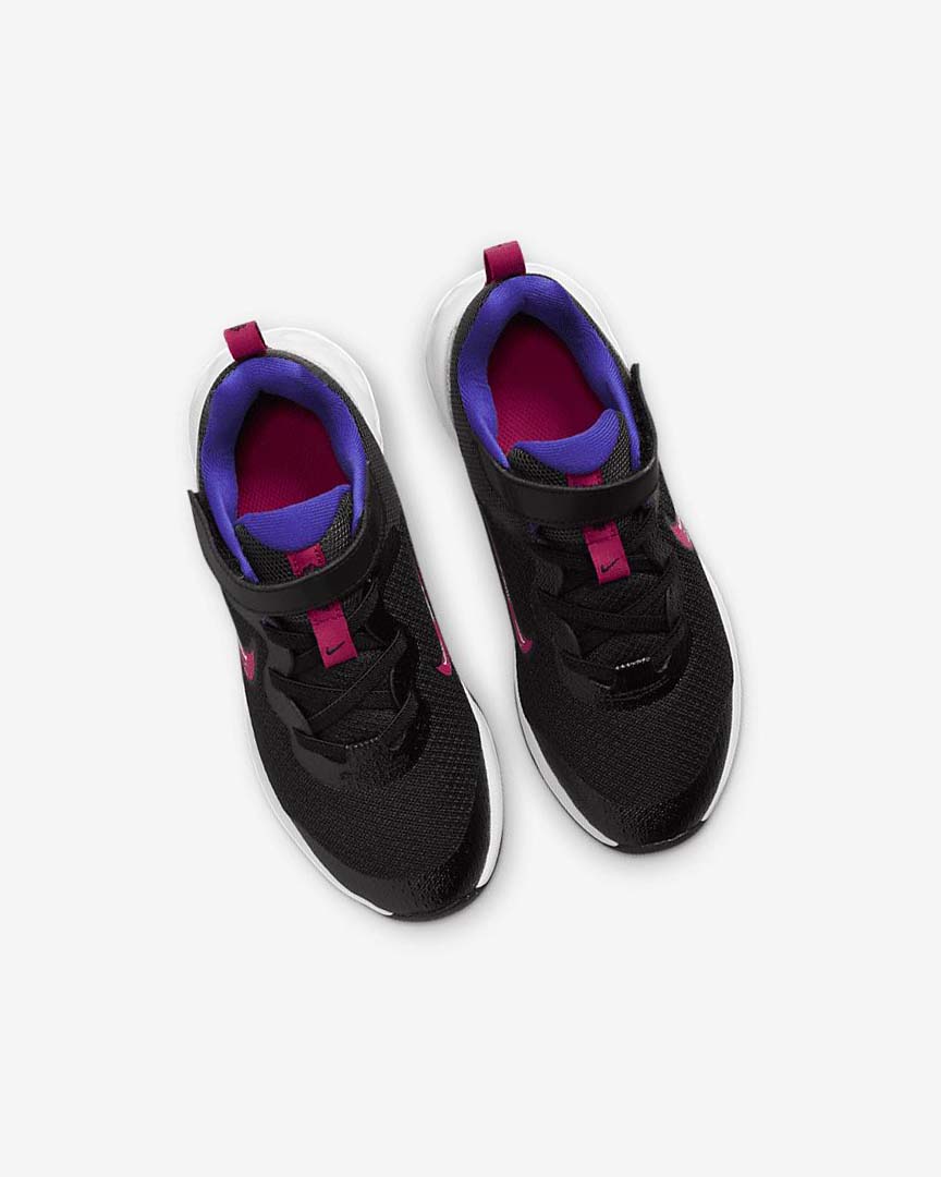 Black Nike Revolution 6 SE Girls' Shoes | CA_5263