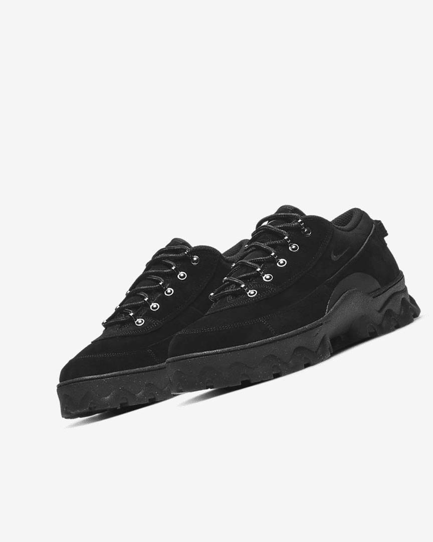 Black / Orange / Black / Dark Grey Nike Lahar Low Women's Sneakers | CA_3282