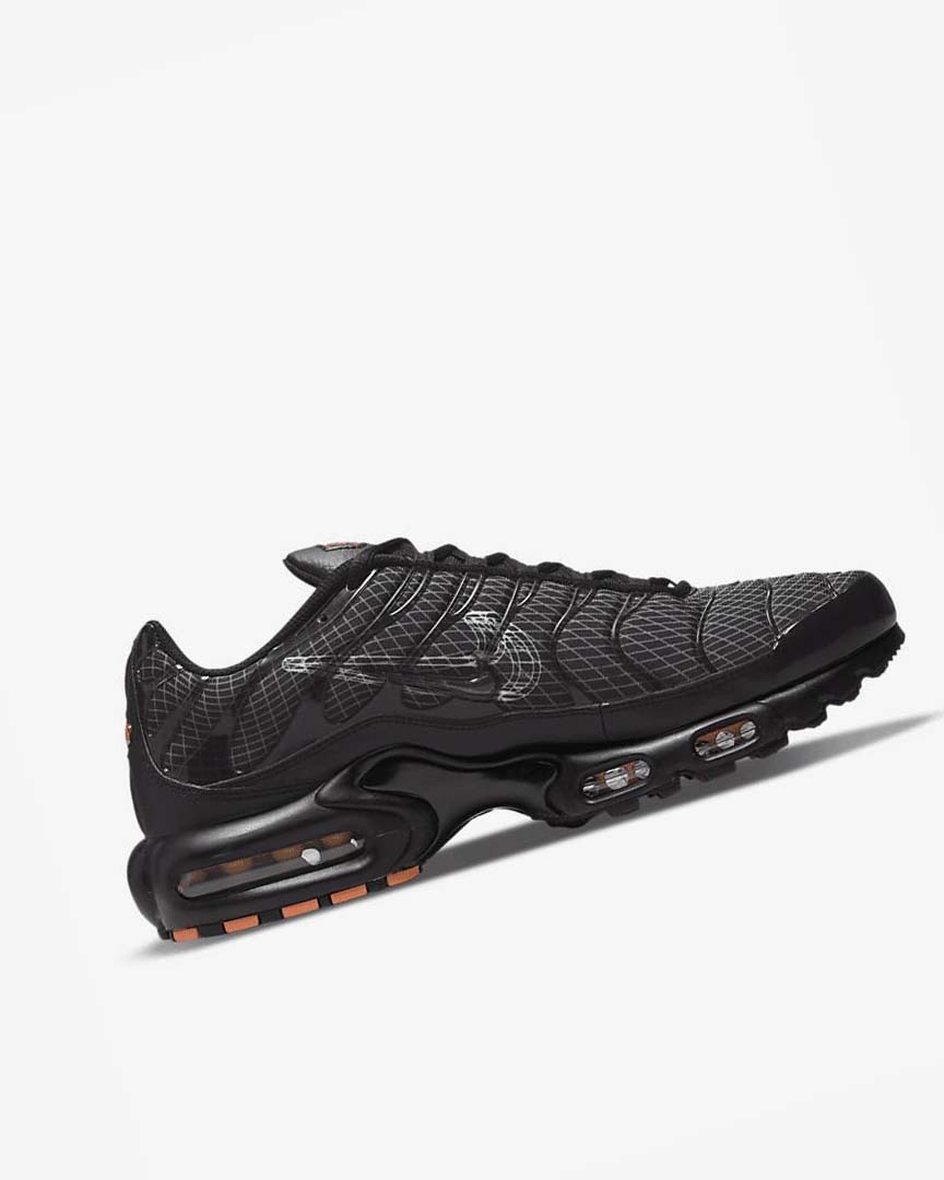 Black / Orange / Grey / White Nike Air Max Plus Men's Sneakers | CA_5240