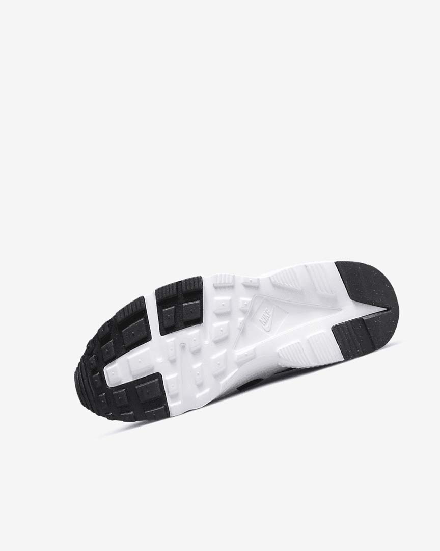 Black / Orange / Grey / White Nike Huarache Run Girls' Shoes | CA_5309