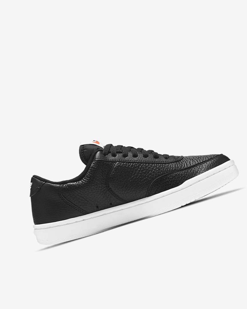 Black / Orange / White Nike Court Vintage Premium Women's Sneakers | CA_5420