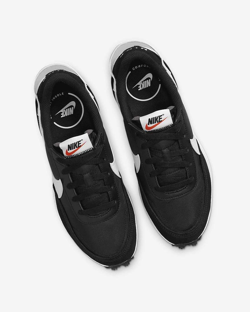 Black / Orange / White Nike Waffle Debut Women's Sneakers | CA_2209
