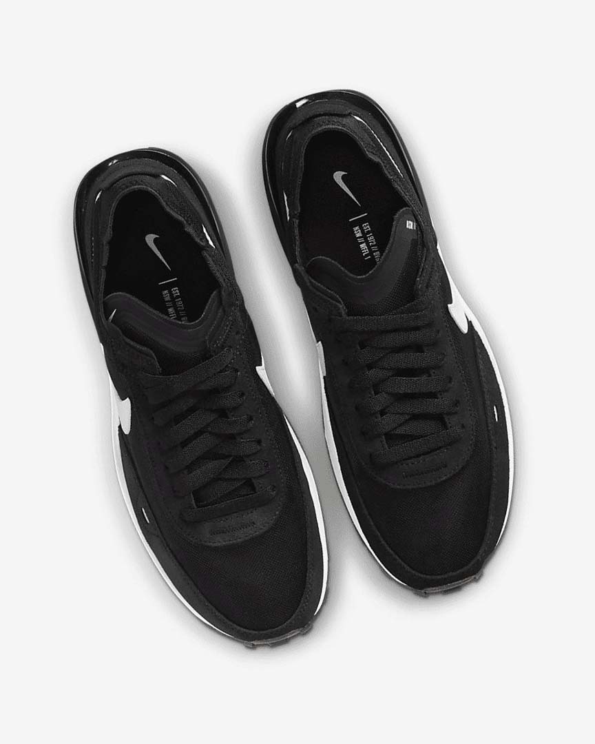Black / Orange / White Nike Waffle One Women's Sneakers | CA_4632