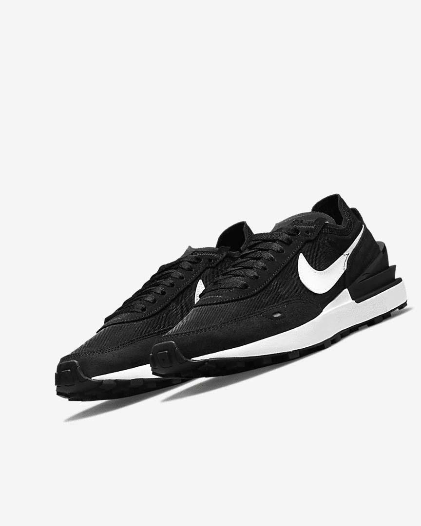 Black / Orange / White Nike Waffle One Women's Sneakers | CA_4632