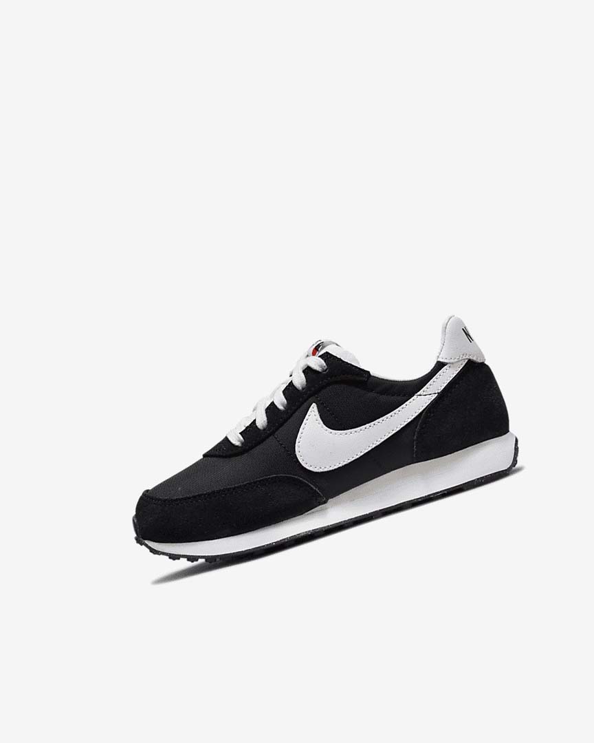 Black / Orange / White Nike Waffle Trainer 2 Girls\' Casual Shoes | CA_5102