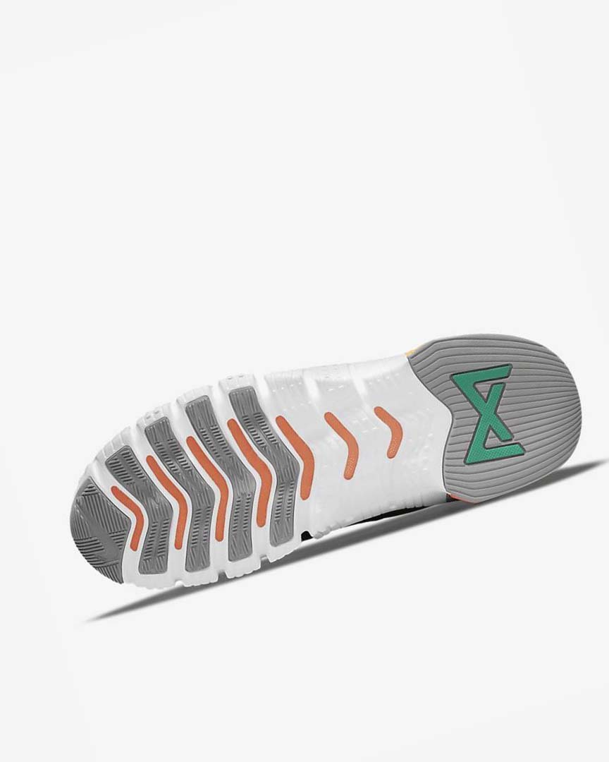 Black / Orange / White / Turquoise Nike Free Metcon 4 Men's Training Shoes | CA_2707