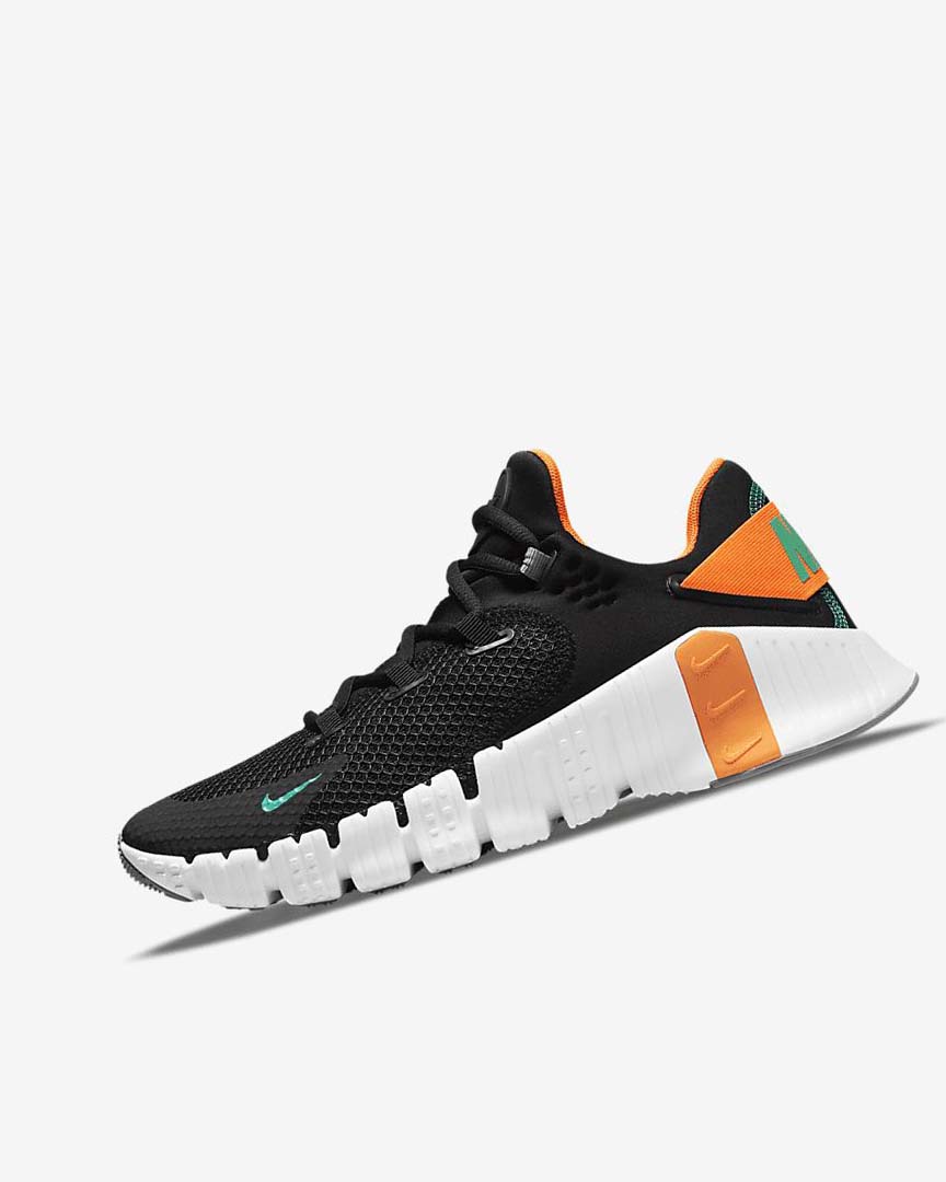 Black / Orange / White / Turquoise Nike Free Metcon 4 Women\'s Training Shoes | CA_4875
