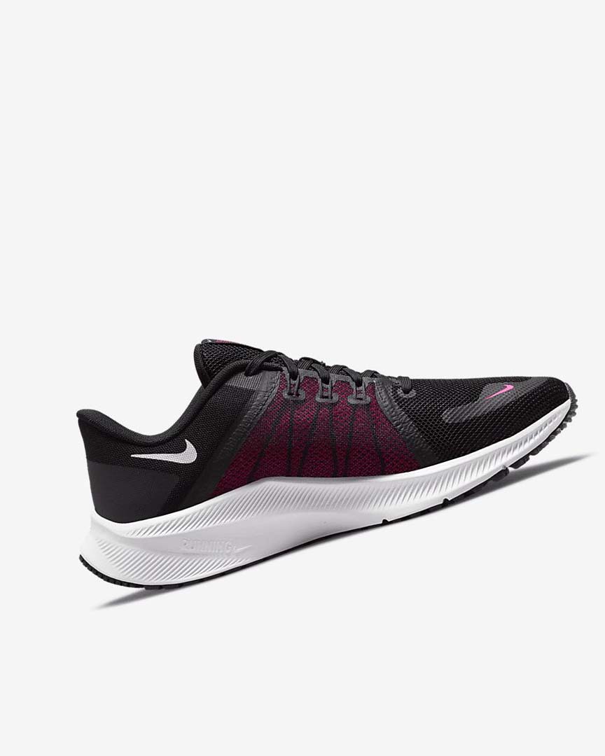 Black / Pink / Dark Grey / White Nike Quest 4 Women's Running Shoes | CA_4859